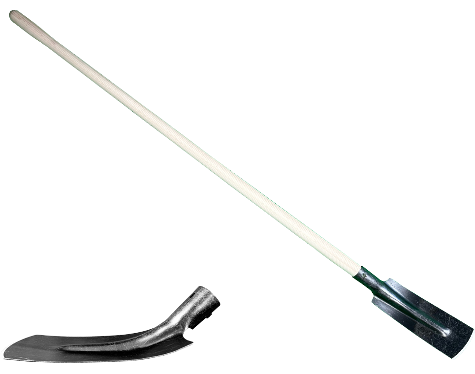 Trencing shovel 10cm with 130cm straight handle